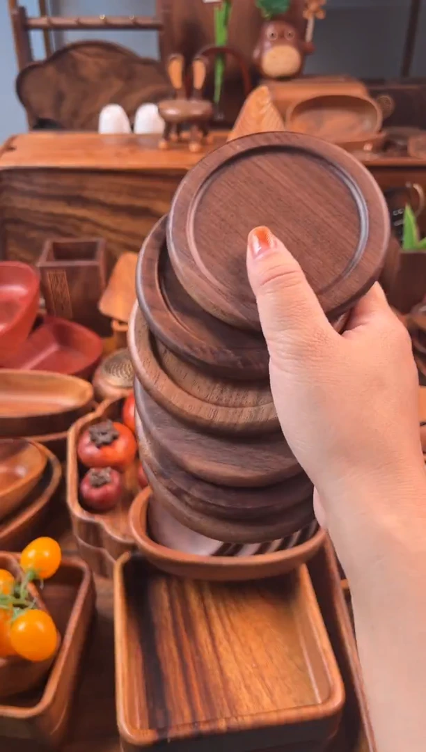 木杯垫     6片装