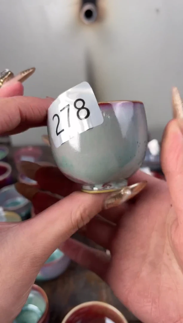 【闪购商品】摆件钧瓷手工茶器窑变