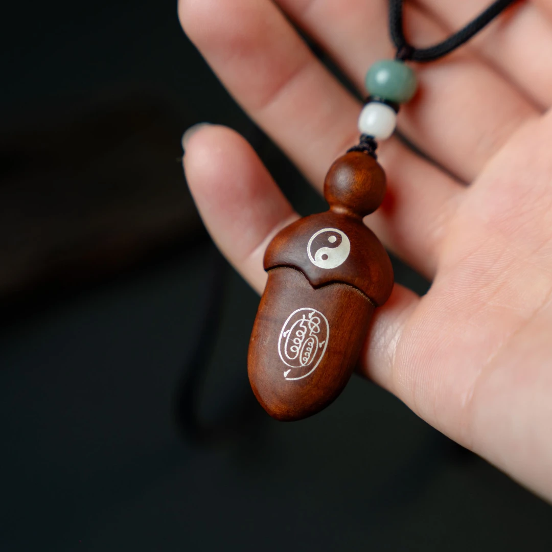 龙虎山发雷击枣木雷击木金光小剑脖挂吊坠金光七星