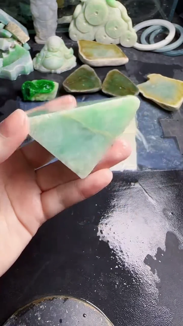 未镶嵌挂件翡翠天然翡翠019