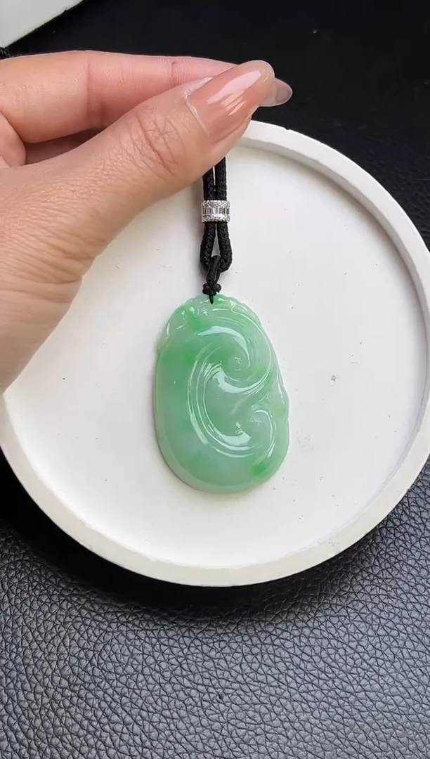 【闪购商品】翡翠颈饰未镶嵌YM1095-7 如意