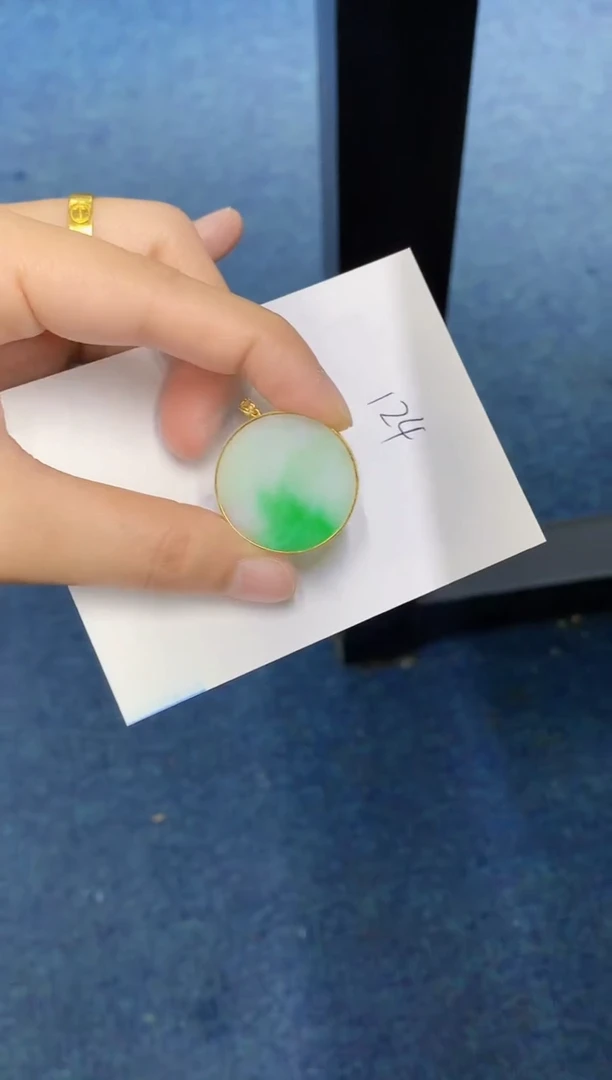 【闪购商品】翡翠颈饰18K金镶嵌000000000