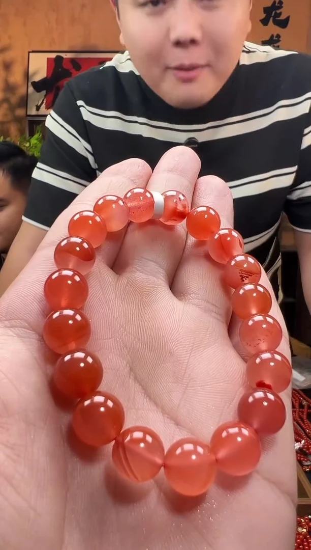 未镶嵌手链南红玛瑙保山南红10m/一物一拍