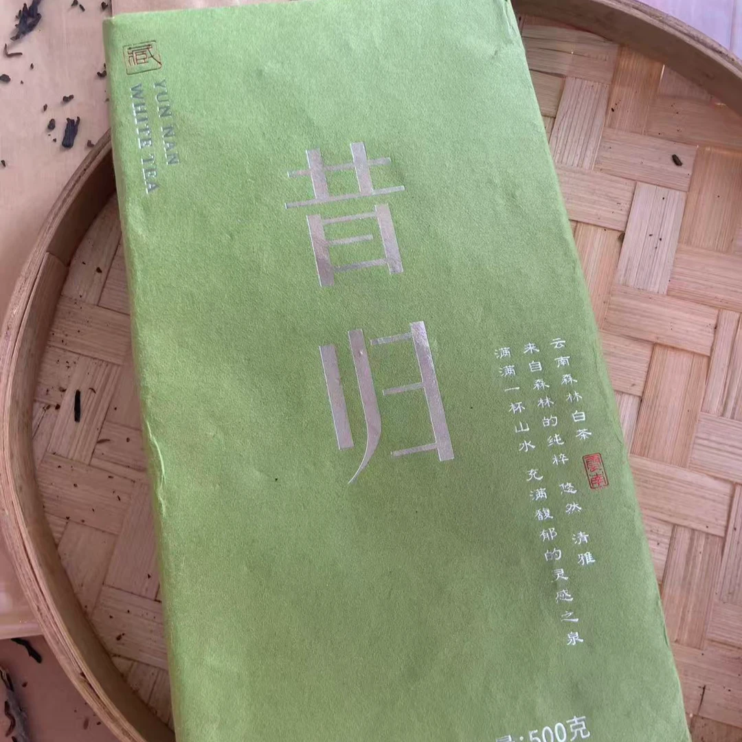 【小师姐的茶】2022昔归白茶砖500g