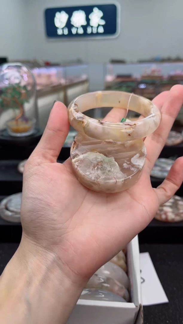 石英质玉手镯未镶嵌58圈口（赠品镯心）1889208