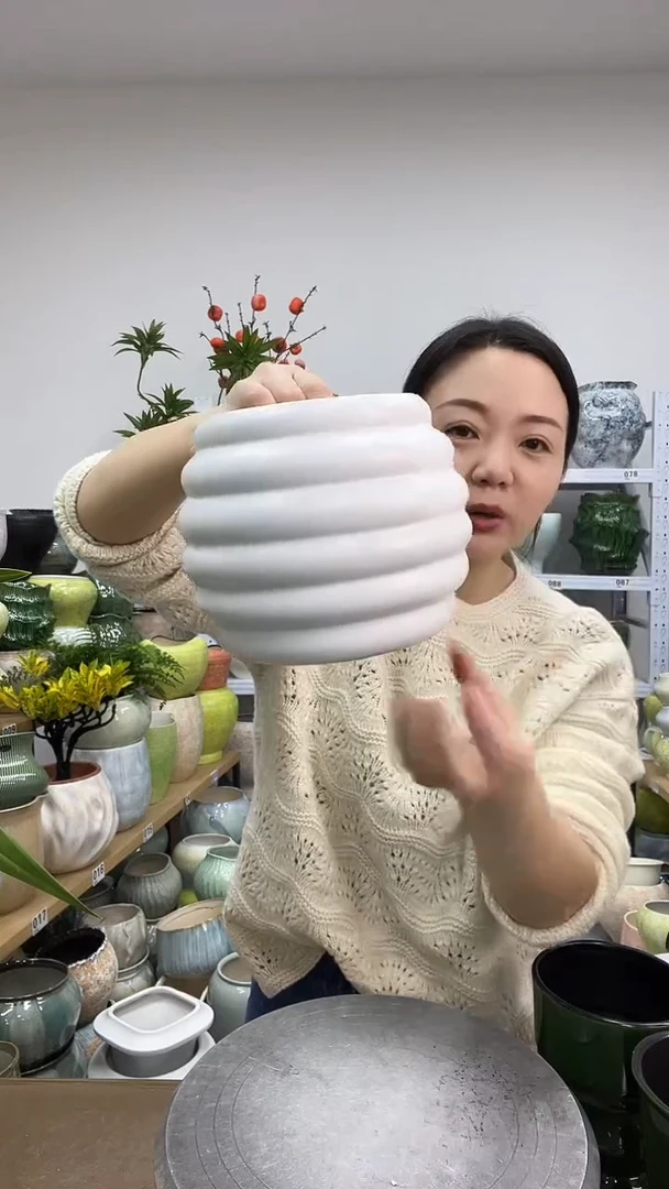11.26陶瓷花盆直播链接高14.   口   11