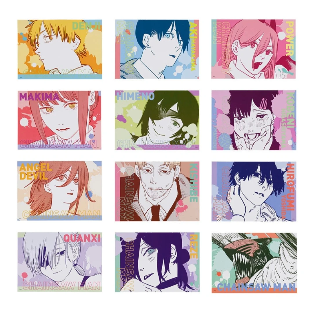 电锯人原画艺术卡（欧气橙子盲盒代拆）