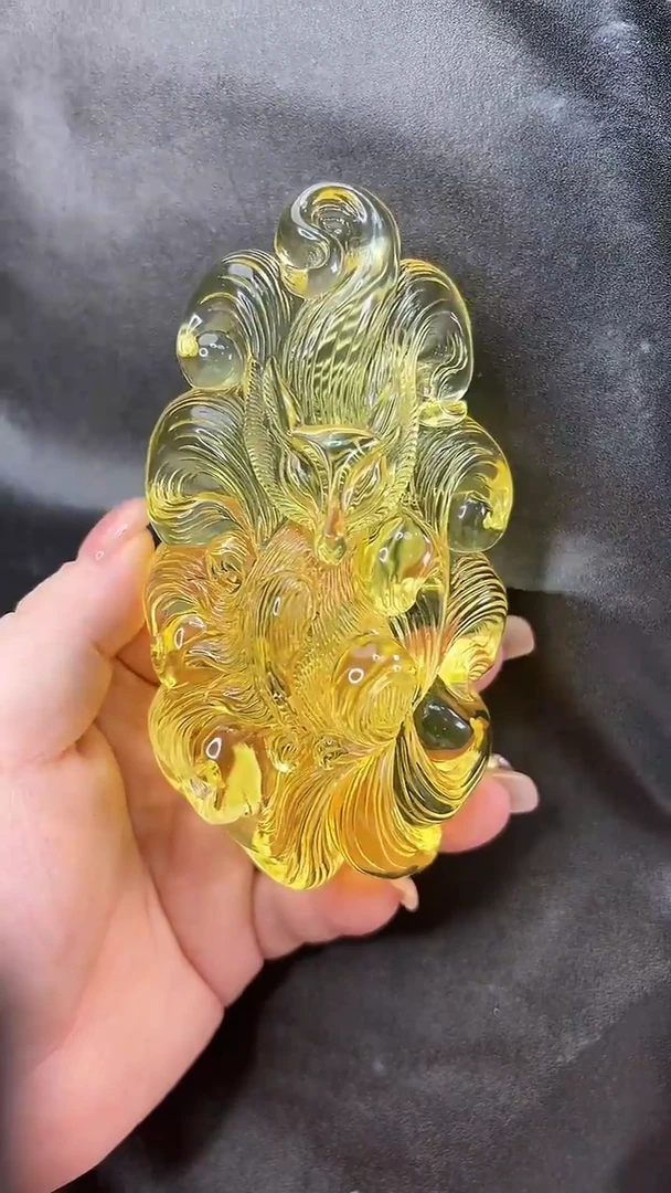 琥珀颈饰未镶嵌吊坠