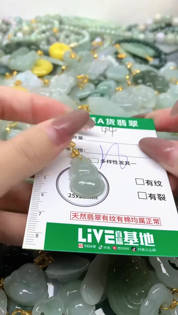 颈饰未镶嵌翡翠纯天然缅甸A货翡翠-44