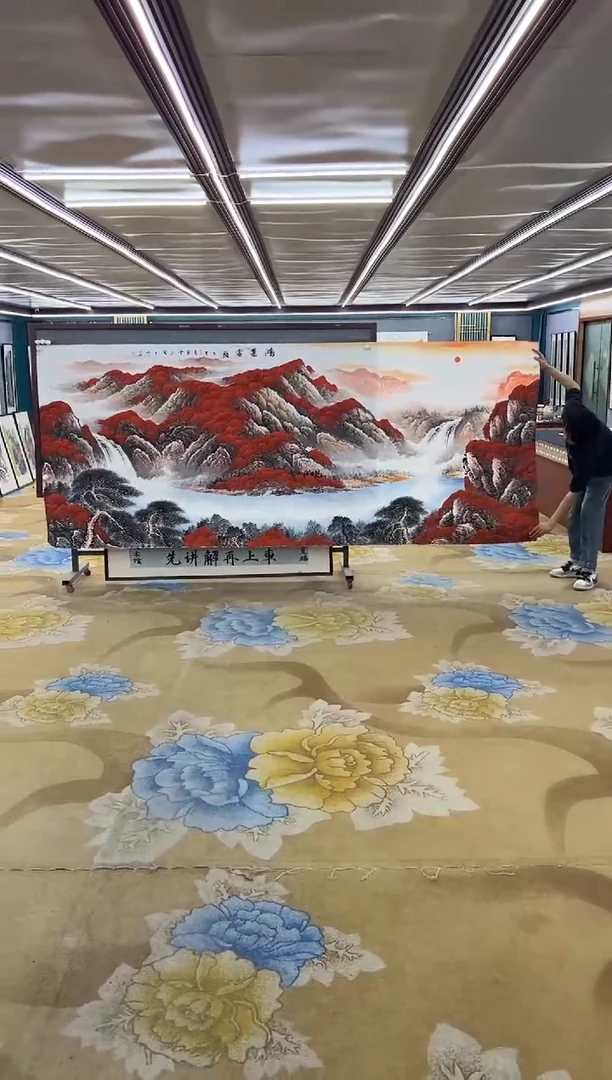 绘画绘画Y-刘雪红-大丈二-山水画