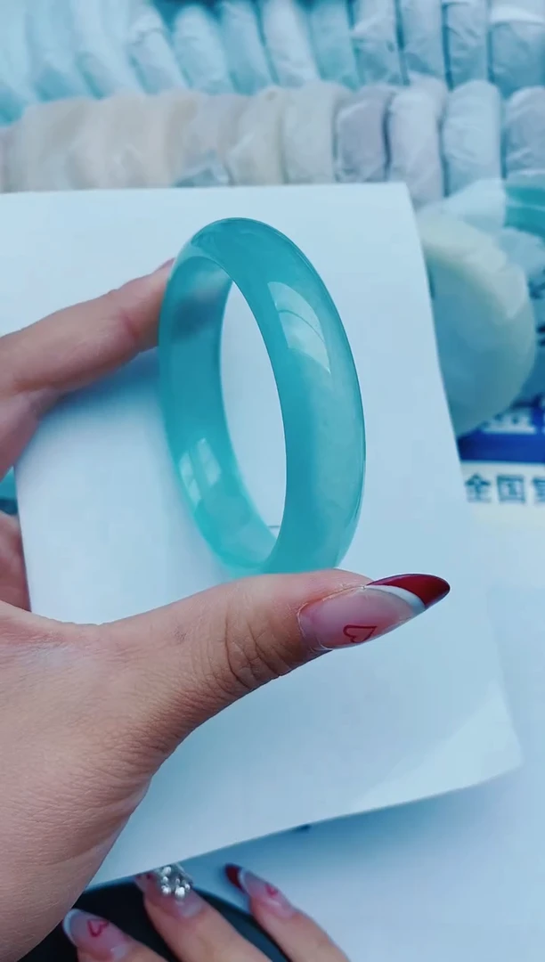 未镶嵌手镯石英质玉D218+53-54