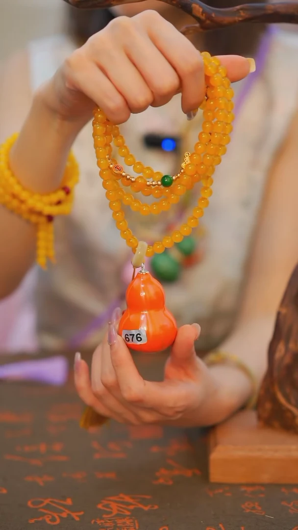 676非遗漆手艺工天然葫芦文玩福禄