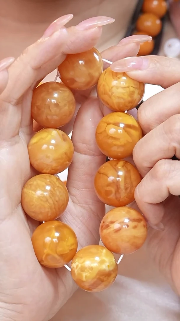 蜜蜡颈饰未镶嵌7265天然蜜蜡珠宝奇石云端妖孽全部保真