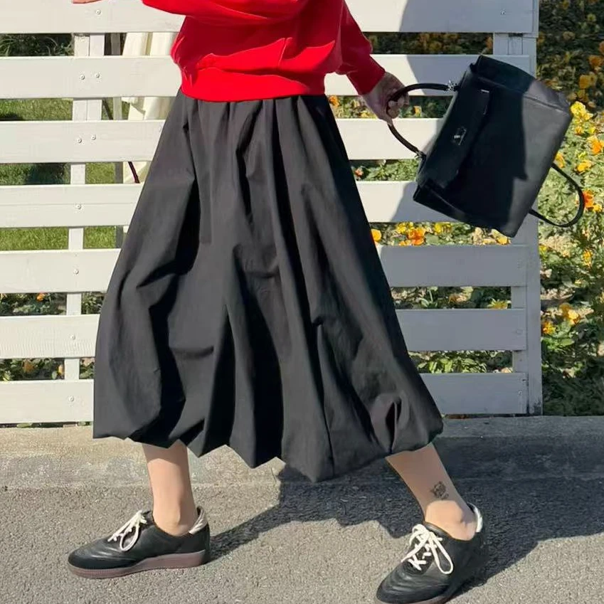 云感轻盈透气不闷棉质氧气花苞裙 W-3433