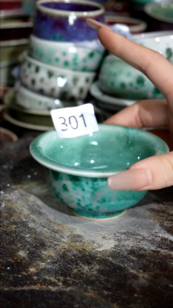 摆件精品窑变钧瓷茶器