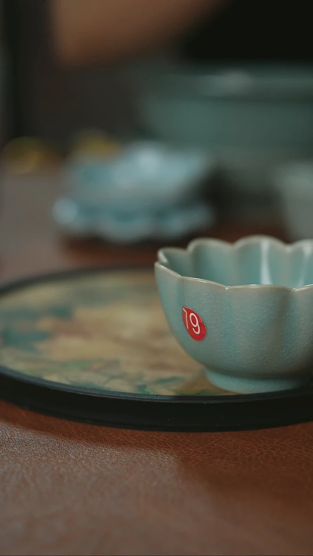 杯子原产地原矿釉汝瓷微瑕