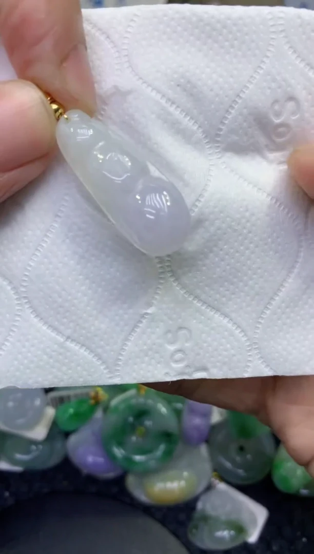 颈饰未镶嵌翡翠天然缅甸A货翡翠