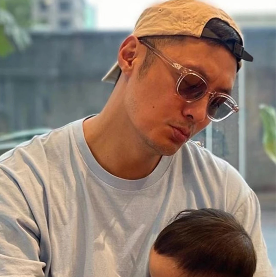 KIN SALTOO复古港风椭圆TR休闲防紫外线遮阳墨镜