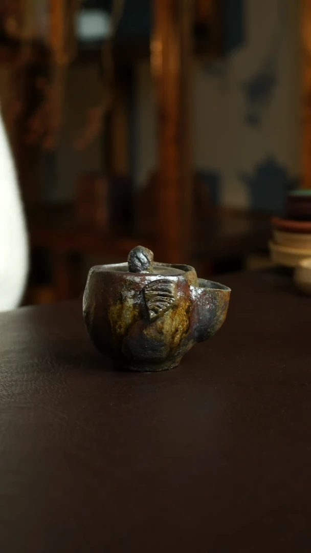 茶杯紫砂75号 特价柴烧手抓 宜兴紫砂原矿作品