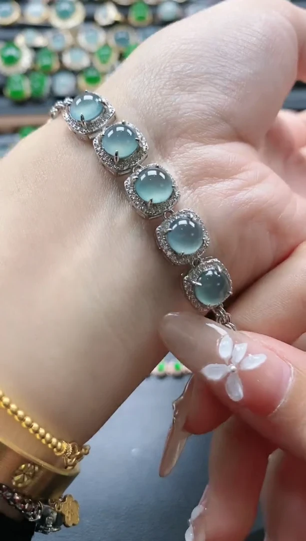 【闪购商品】翡翠戒指银S925镶嵌51511