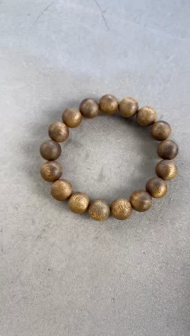 手串沉香黄油格野料12圆珠单圈多样性发一