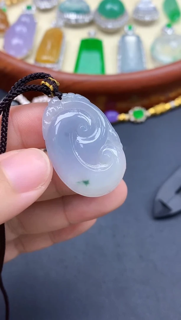 颈饰未镶嵌翡翠12-中国好珍宝