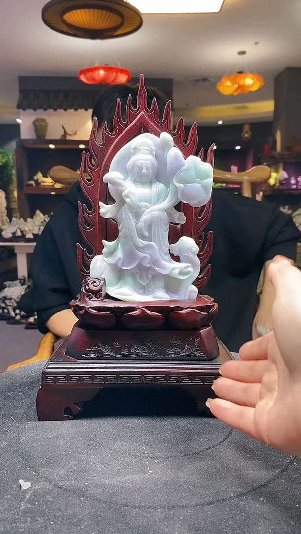 【闪购商品】定制翡翠未镶嵌03/0117/W/观音