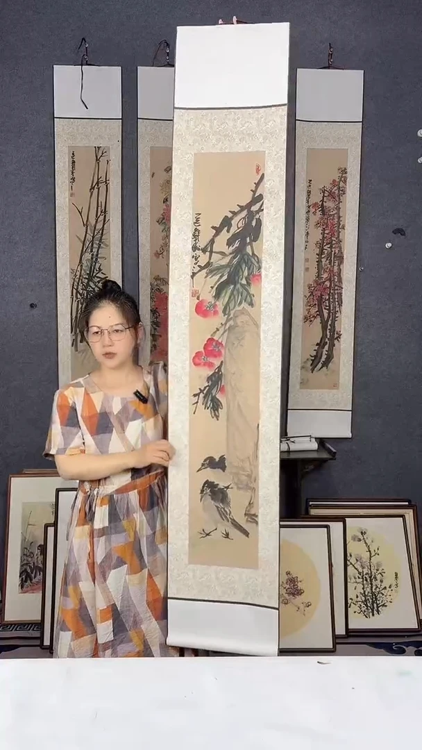国画175*32吴铁成作品