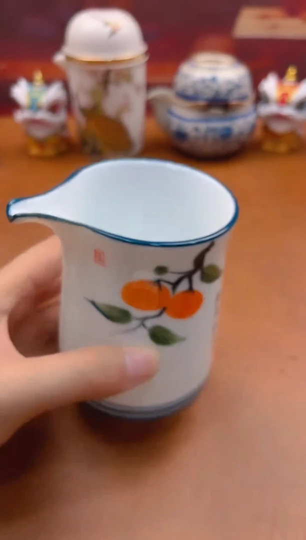 陶瓷茶具摆件旅行套组