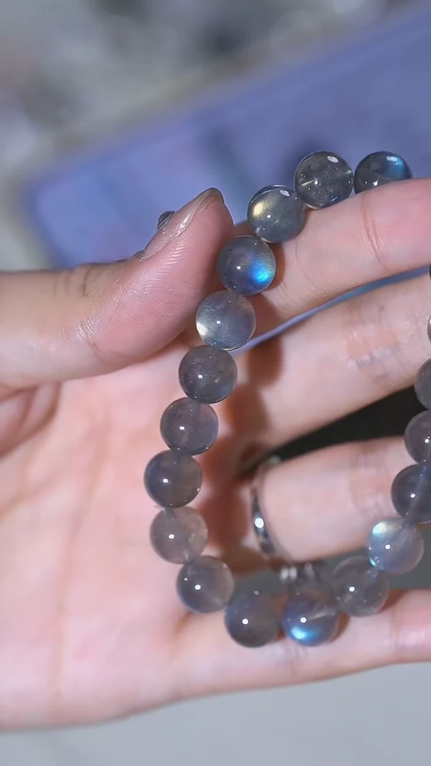 手串未镶嵌月光石灰月光单圈