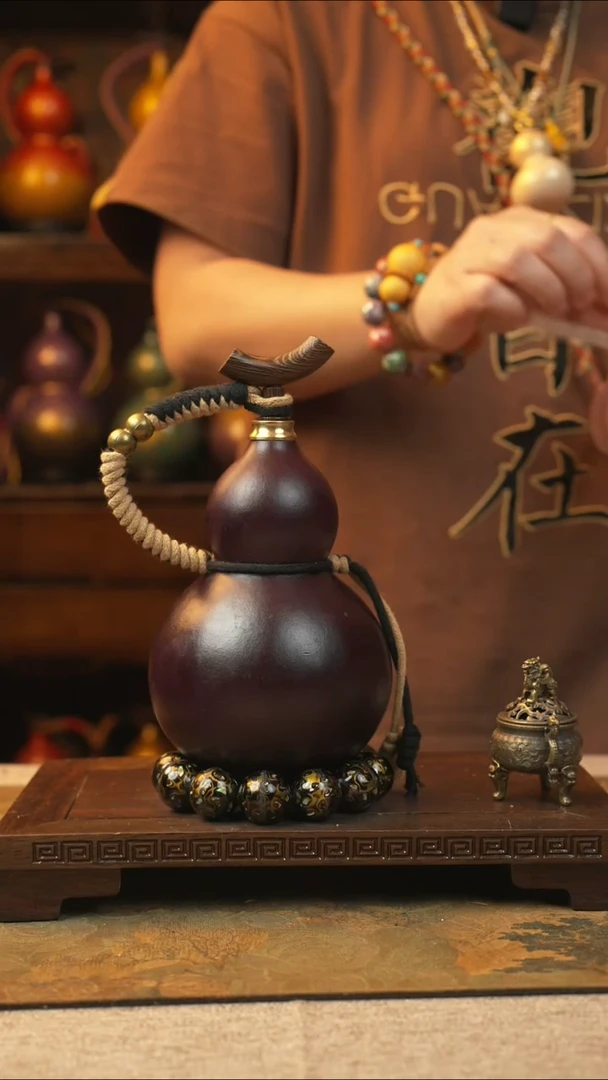195大漆一物一拍记葫堂出品【不带手串】