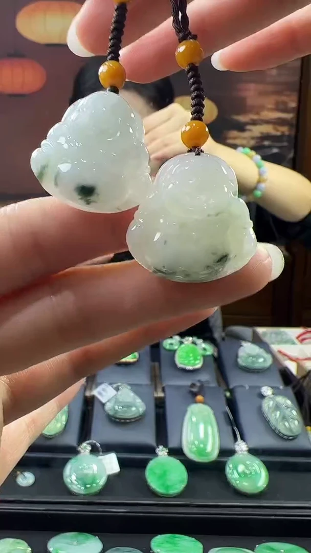 未镶嵌挂件翡翠佛公手机挂（多样性发其一）