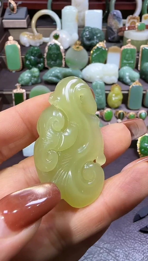 未镶嵌和田玉挂件【宏1228】47