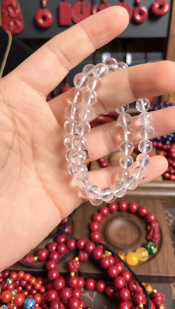 【闪购商品】水晶手链银S925镶嵌白水晶