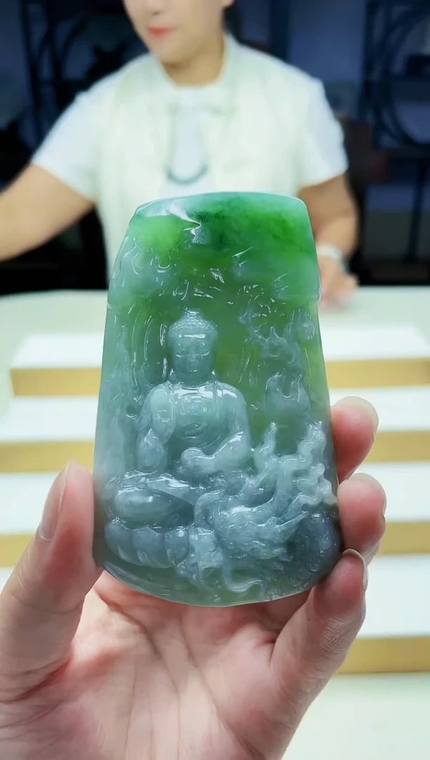 未镶嵌定制翡翠毛货09140076