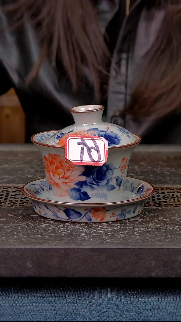 金**露简装家用款6件套 老陶泥开片纹陶瓷茶具