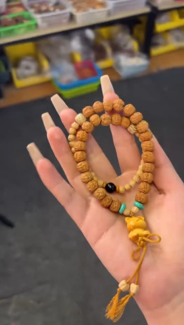 菩提根/象牙果吊坠   9mm百香籽金刚双圈