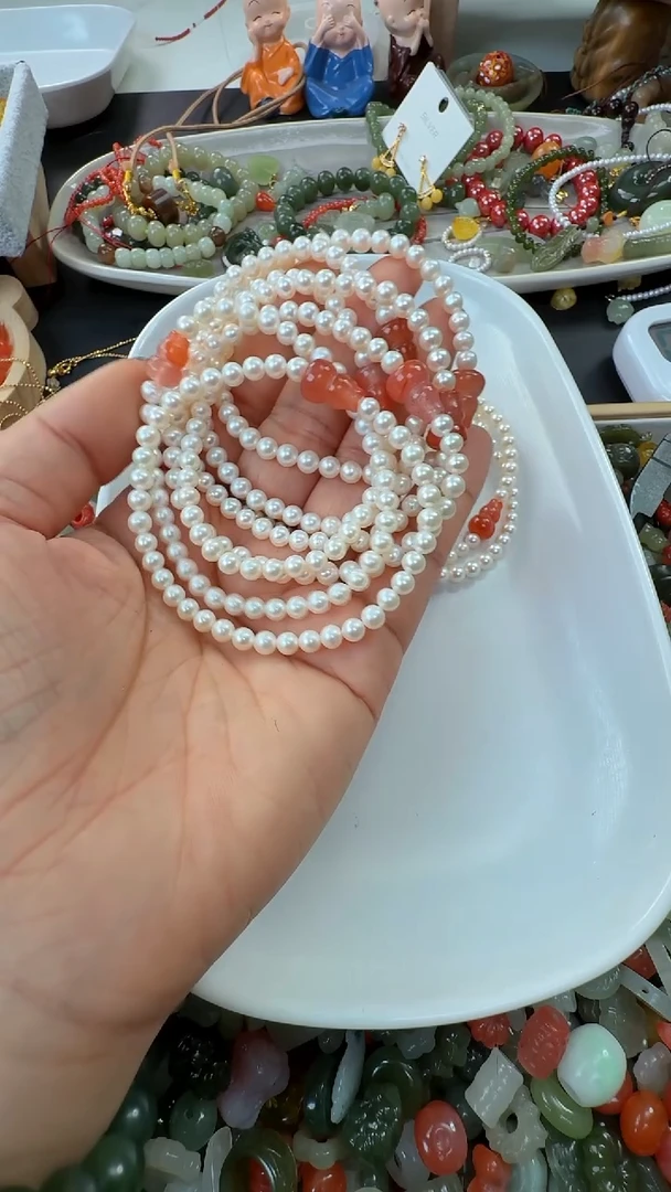 未镶嵌手链淡水珍珠A4多样性发其一