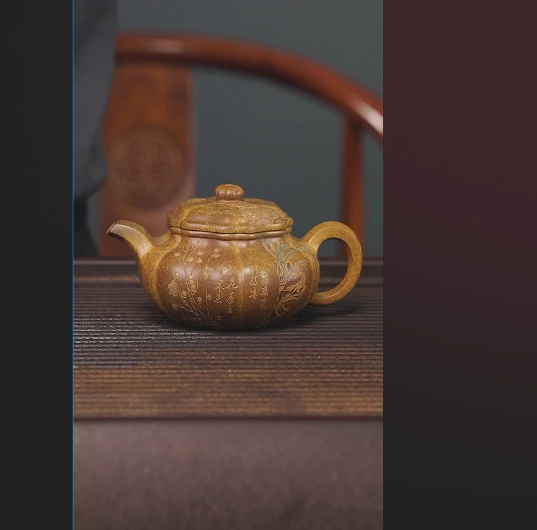 220cc顾氏手工紫砂顾氏手工紫砂壶