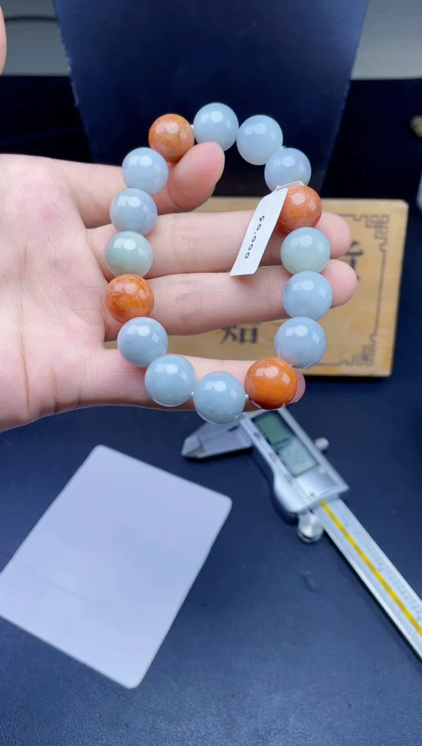 未镶嵌手链翡翠珠串