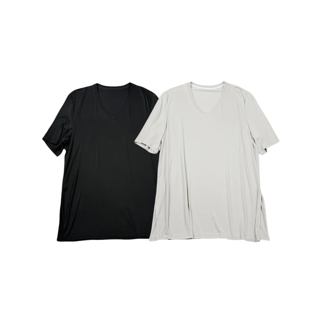 【短袖T】显瘦夏季宽松大码垂感冰爽感慵懒简约t恤女休闲时尚气质