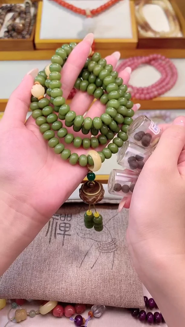 手串白玉菩提郁郁葱葱108