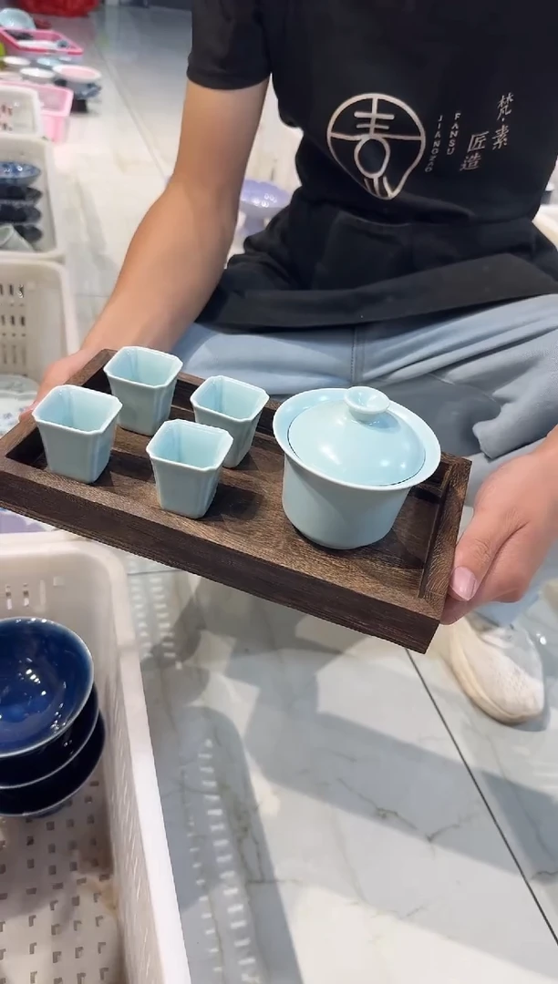 瓷片微瑕商品，介意勿拍-托盘