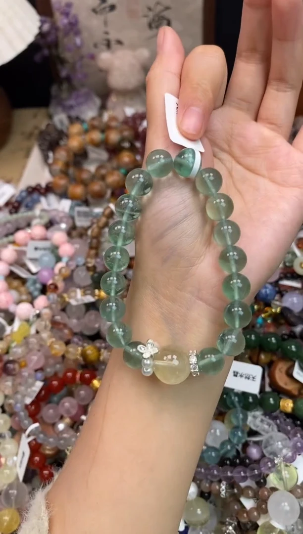 未镶嵌手链萤石535