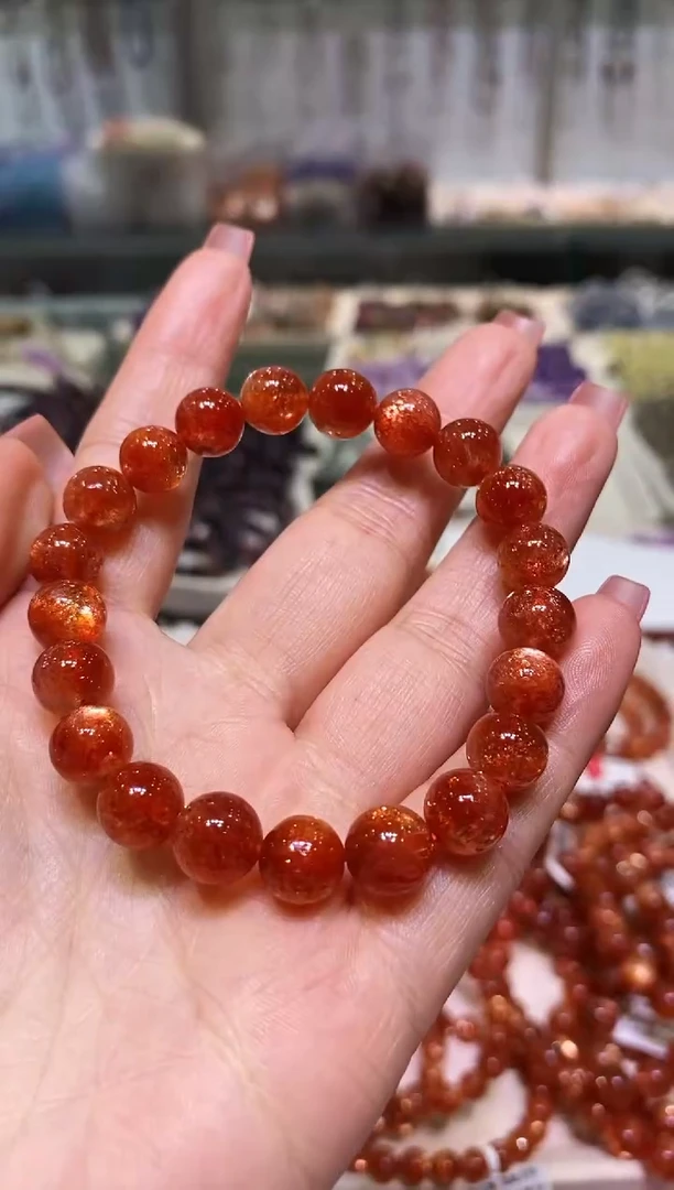 未镶嵌手链长石多样性发其一金太阳9+