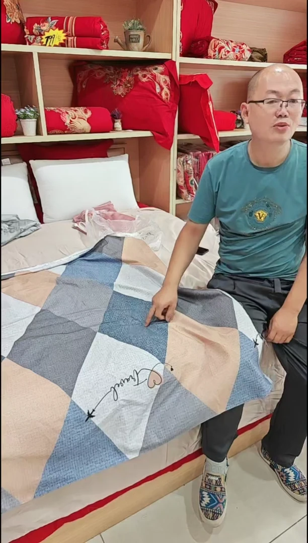 银鼠毛全棉磨毛布头2.4*2.5