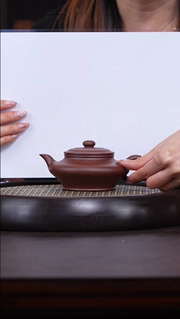 【闪购商品】紫砂茶壶陈永兴 21-15虚扁壶-