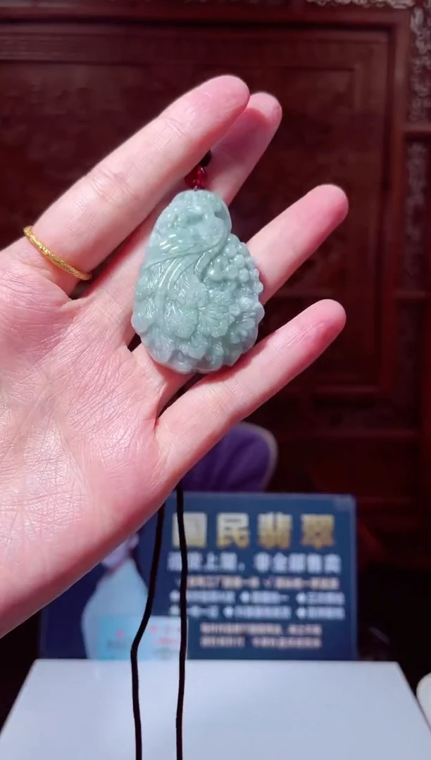 颈饰未镶嵌翡翠朱*X-@@YYZM102853多样性发一