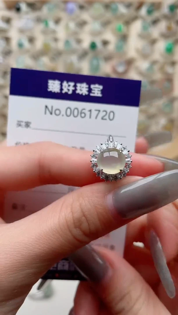 【闪购商品】翡翠戒指银S925镶嵌·