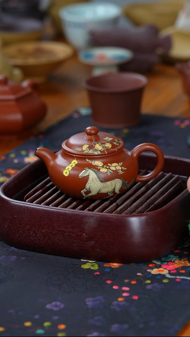 紫砂壶仿古郭星星制150CC